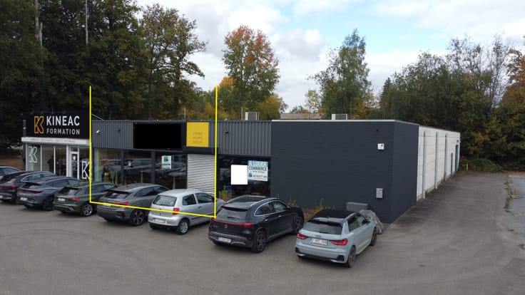Surface commerciale de +/- 420 m²