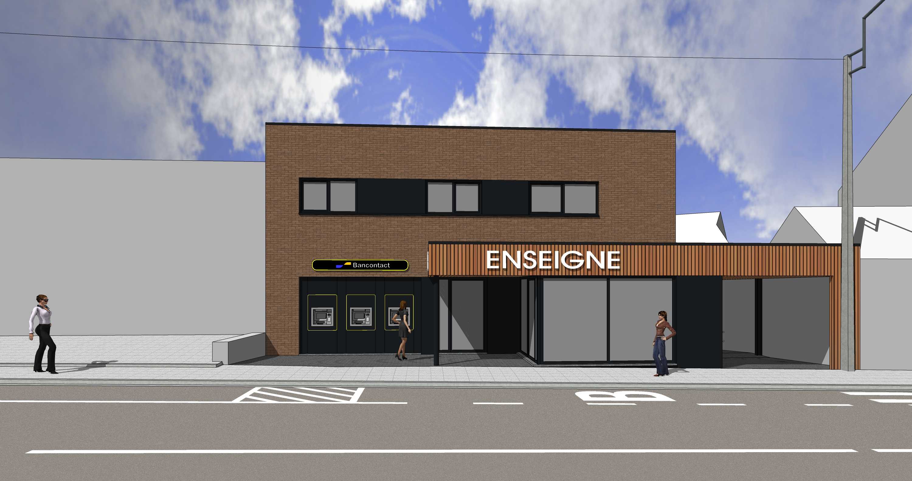 Surface commerciale 151 m²