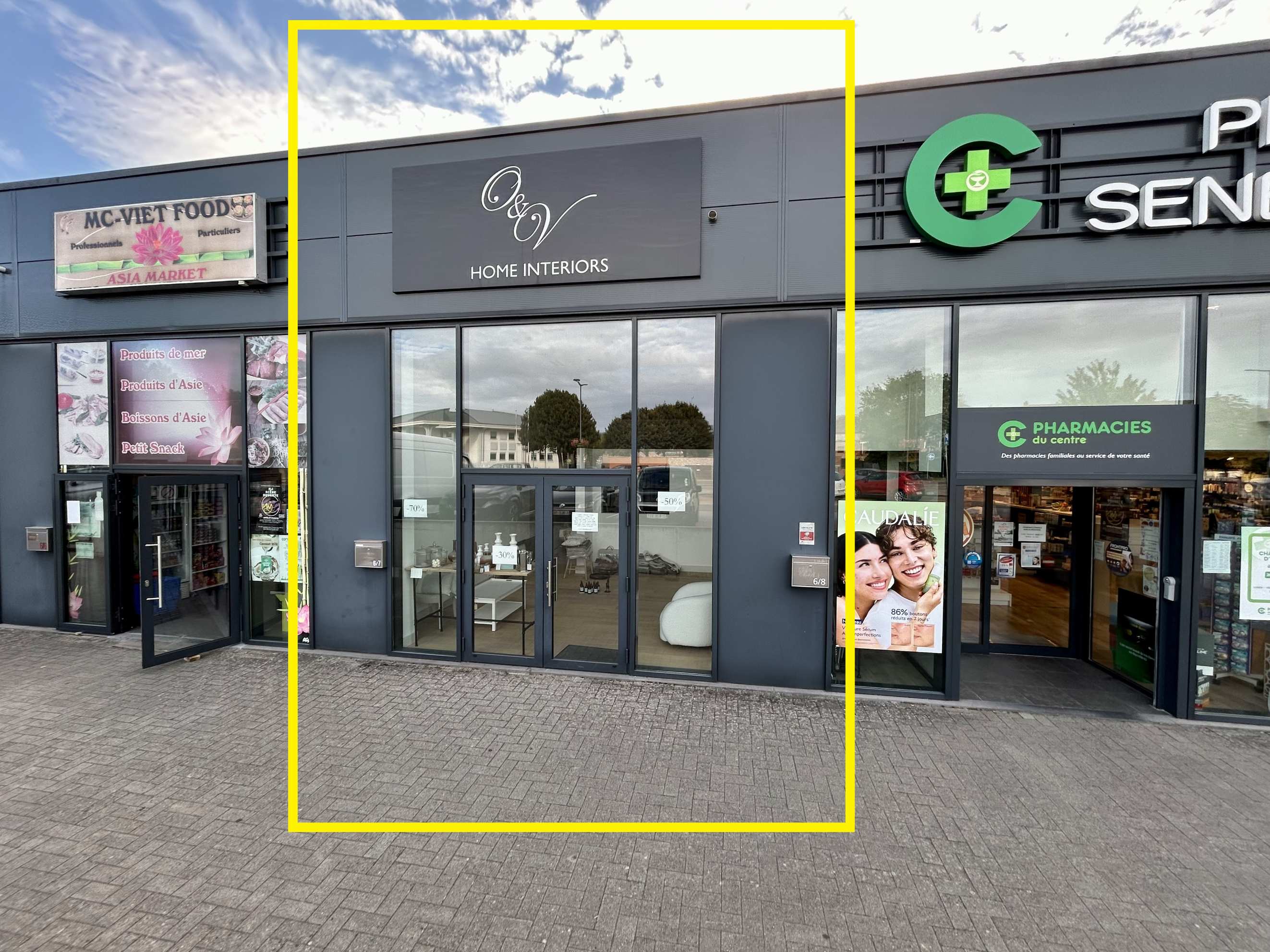 Surface commerciale 125m²