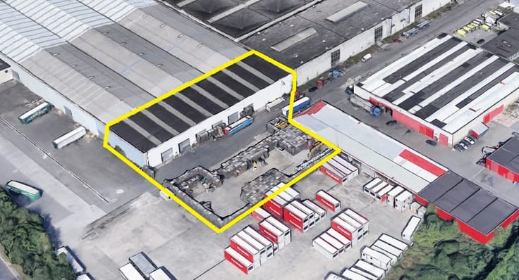 Entrepôt 3.000m² + terrain 2.000m²