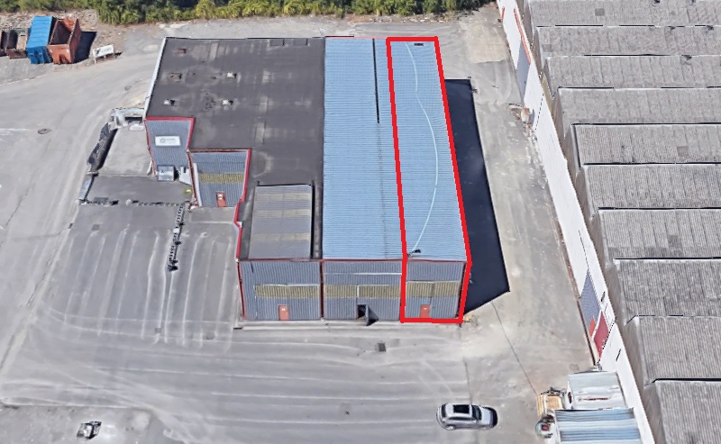 Entrepôt de +- 190 m² avec bureaux